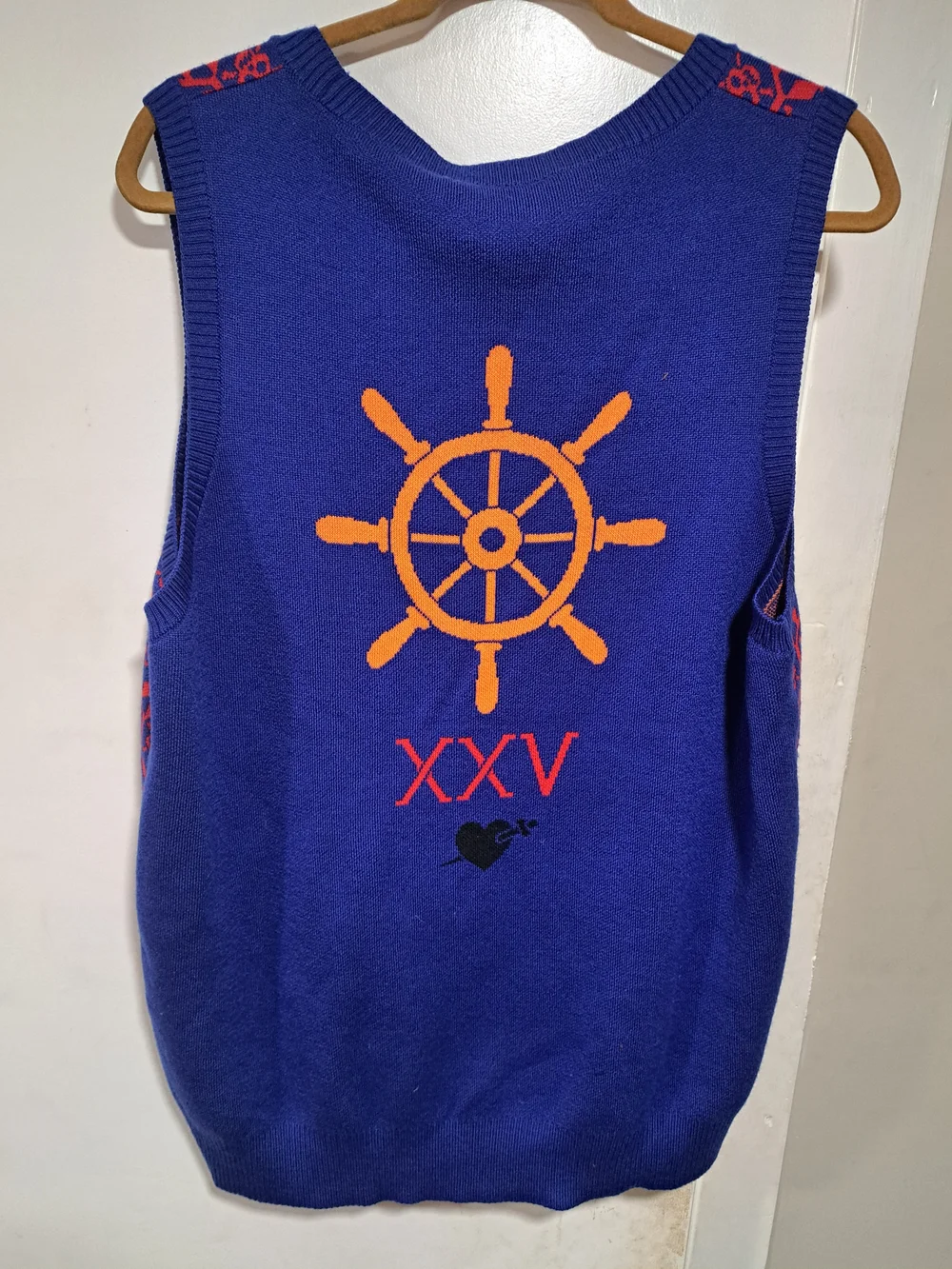 Gucci Ink Multicolor Crewneck Sweater in Blue and Red